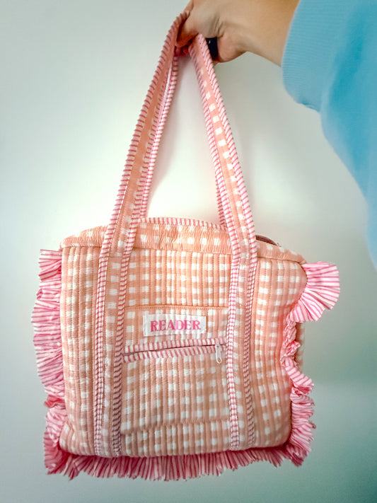 Coquette Reader Tote Bag