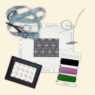 Thistle Be Good Card Keeper Needlepoint Kit