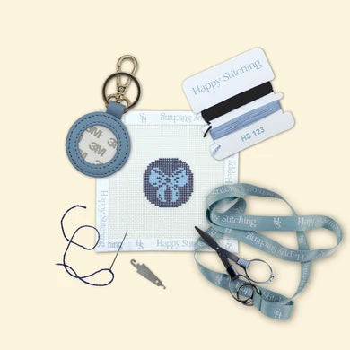 Just a Little Tied Key Fob Needlepoint Kit